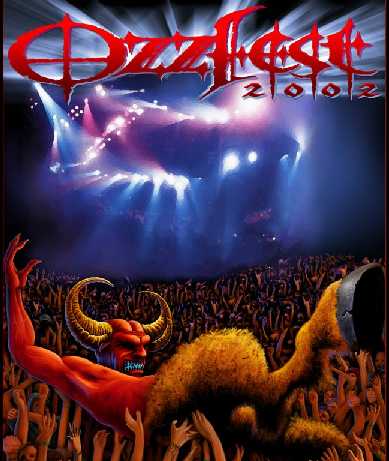 Ozzy Osbourne's 2002 OzzFest album cover