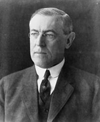 Treasonous traitor, U.S. President Woodrow Wilson!
