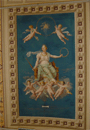 Tapestry in Vatican, with all seeing eye