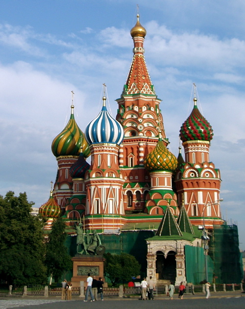 Saint Basil's Cathedral, a well-known Russian Orthodox church situated in Moscow