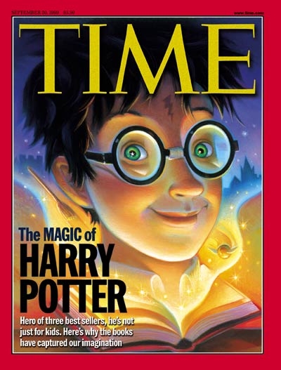 TIME Magazine Cover: Harry Potter - Sep. 20, 1999: Entertainment, Books, Movies, Hollywood, Kids -- Click for Table of Contents